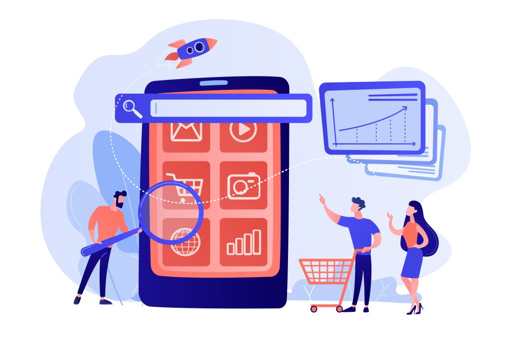 E-commerce vector search illustration